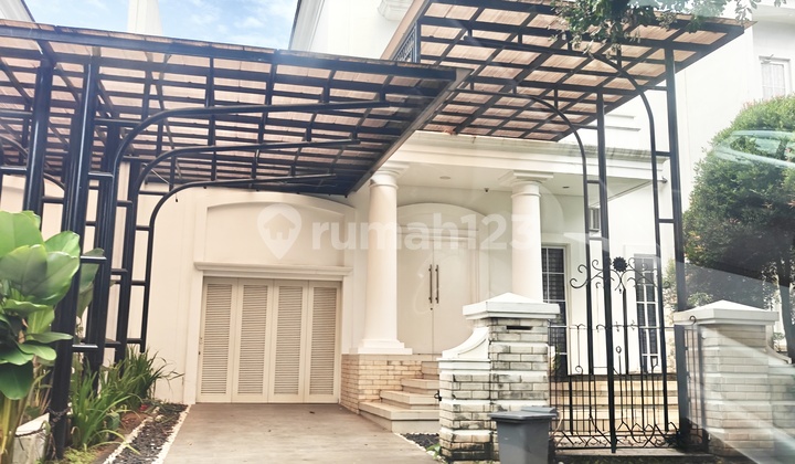 For Rent: BSD DeMaja House with Rare Semi-Furnished Swimming Pool.