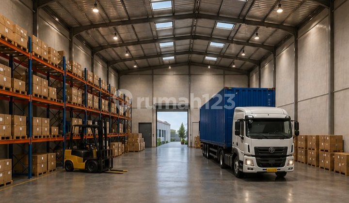 New Modern Tropical Warehouse in Kunciran Tangerang Banten