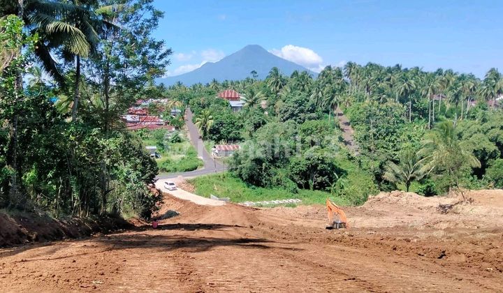 Tanah Stategis Pemandangan Gunung Klabat Dan Gunung Lokon Di Tombulu Sawangan Paal 4 Minahasa, Sulawesi Utara