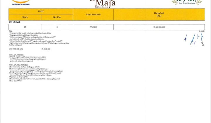 De Maja Blok E7 No 8