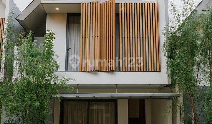 Rumah Modern Tropis Di Cirendeu Selangkah Ke Mrt