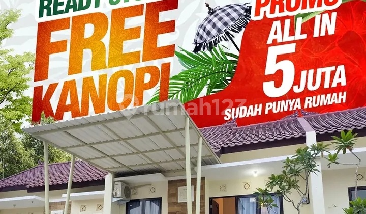 Rumah Murah 1 Lantai Siap Huni, Bebas Banjir,Sejuk dan Asri Rumah Murah 1 Lantai Siap Huni, Bebas Banjir,Sejuk dan Asri