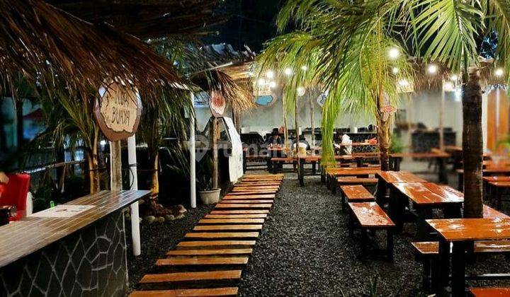 Rumah Area Komersil Tempat Ruang Usaha Hoek/hook 2 Sisi Strategis Pinggir Jalan Ramai, Halaman Luas Eks Food Court Cocok Untuk Hunian, Bangun Komplek Ruko, Cluster, F&b, Gudang, Kost, Futsal, Badminton, Billiard, Coffee, Restoran, Office, Kantor, Minimark 1