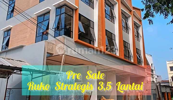Pre Sale Ruko Baru 4 Lantai Strategis Bebas Banjir di Duri Kepa Dekat Daan Mogot Jakarta Barat.
