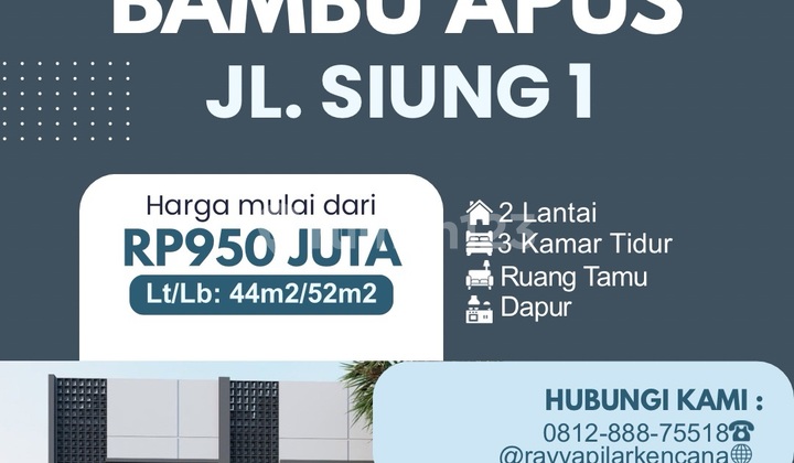 Rumah 2 Lantai New Bampu Apus Siap Huni Rumah 2 Lantai New Bampu Apus Siap Huni