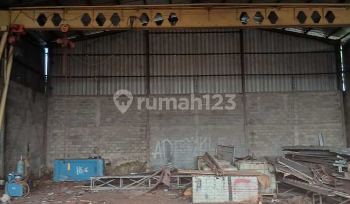 For Rent Open Warehouse (Workshop) and Land in Jatiasih, Bekasi
