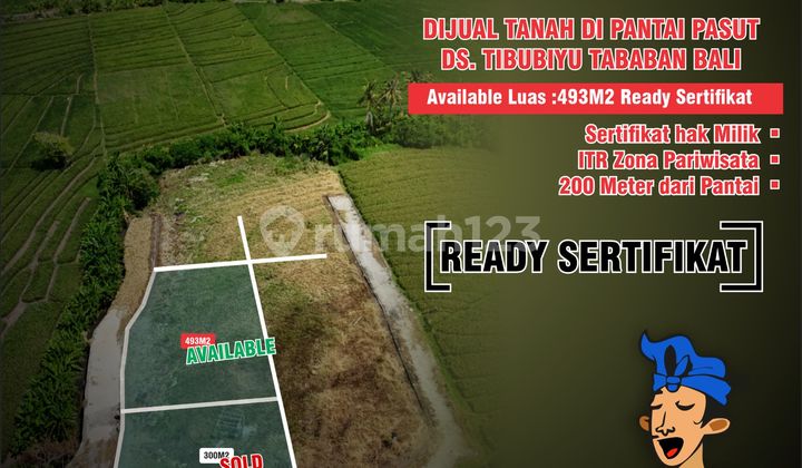 Tanah Dijual Di Pasut Beach, Kerambitan, Tibubiu, Kerambitan