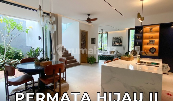 Rumah Mewah Minimalis Di Permata Hijau 2 – Desain Sejuk & Bukaan Banyak!