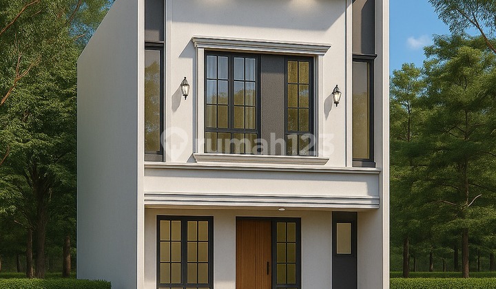 Rumah 2 Lantai Strategis Di Sindang Barang Bogor Bisa Kpr 2