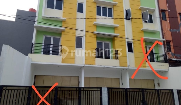 4x17 Rumah 4lt Dekat Roxy Mas, Jl Biak, Tomang Raya