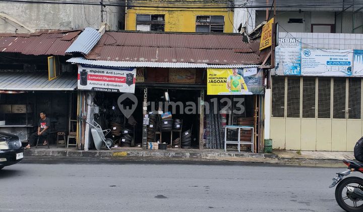 Buy Strategic Land with Bonus 3-Storey Shop Building, Active Hardware Store with Many Customers.