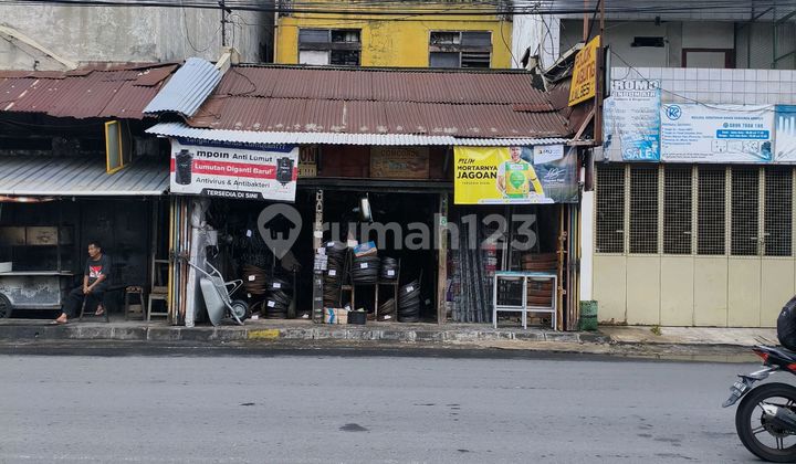 Buy Strategic Land with Bonus 3-Storey Shop Building, Active Hardware Store with Many Customers.