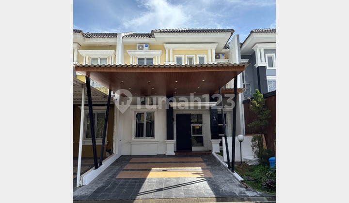 For Sale New and Beautiful Full-furnished House in Fiordini Illago Cluster, Gd. Serpong, Tangerang