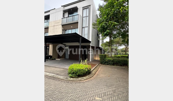 Disewakan Rumah Hoek Semi Furnish di Zora BSD, Tangerang Selatan