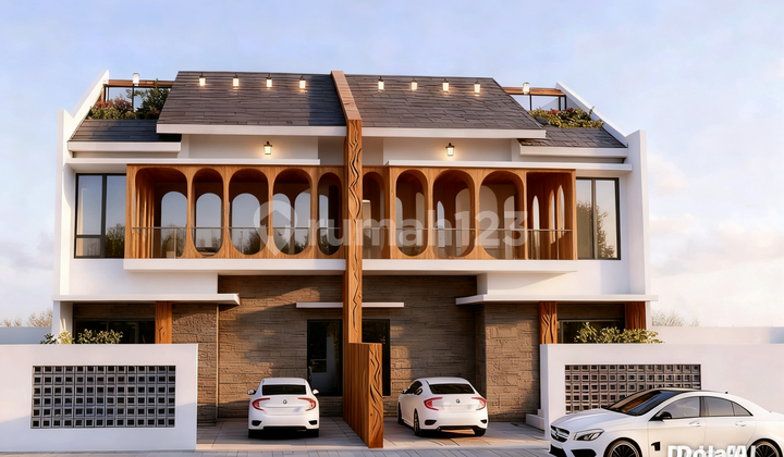 Affordable Luxury Split-Level House by Magelang Street 2