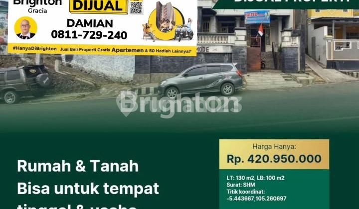 RUMAH  GEDUNG PAKUN TELUKBETUNG BANDARLAMPUNG 1