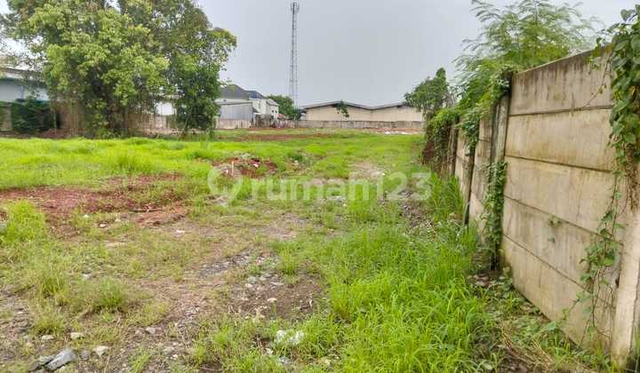 Kavling Komersial di Jl Diklat Tangerang Lebar Muka 32 m2