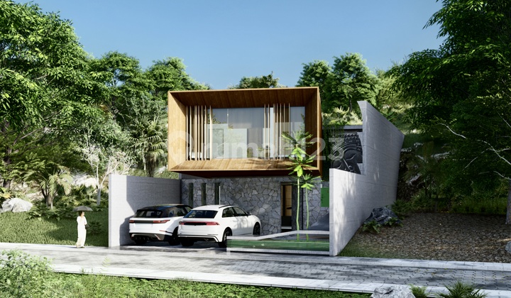 Villa Modern Minimalis View Sungai - Denpasar Timur Bali