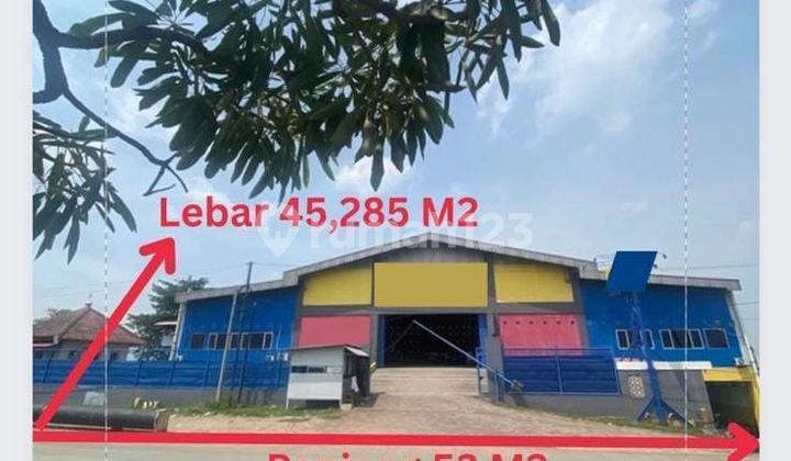 Dijual Gudang Ex Bengkel Cocok untuk Showroom atau Pabrik di Karawang Barat