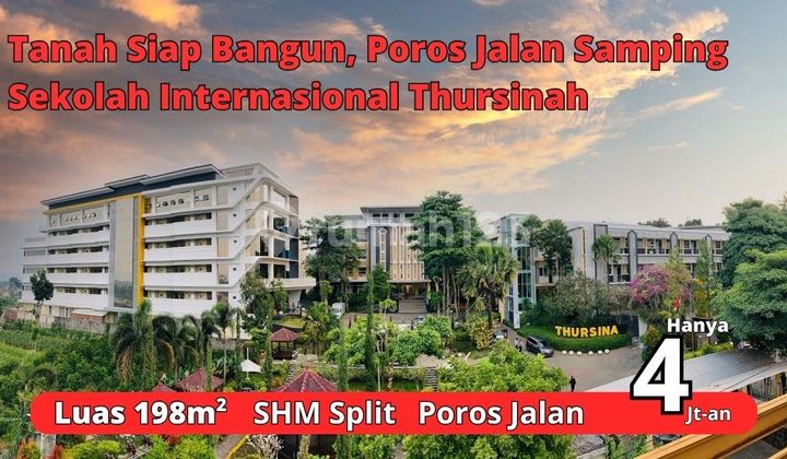 Kavling SHM Split, Siap Bangun, Samping Sekolah Internasional