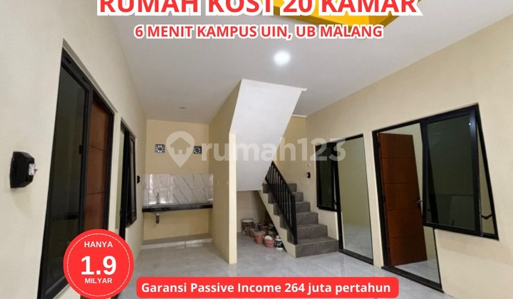 Jual Rumah Kost SHM, Cocok untuk Juragan Kost Pemula, Tinggal Lanjut Kelola!