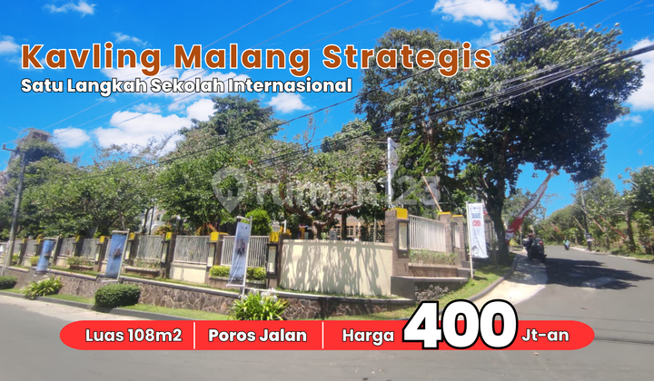 Kavling Sebelah Sekolah Internasional, SHM Siap Bangun