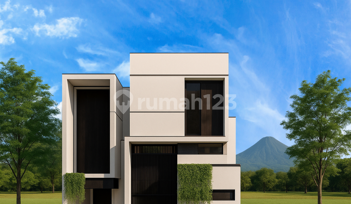 Villa Modern Minimalis di Batu, Full Furnish 1