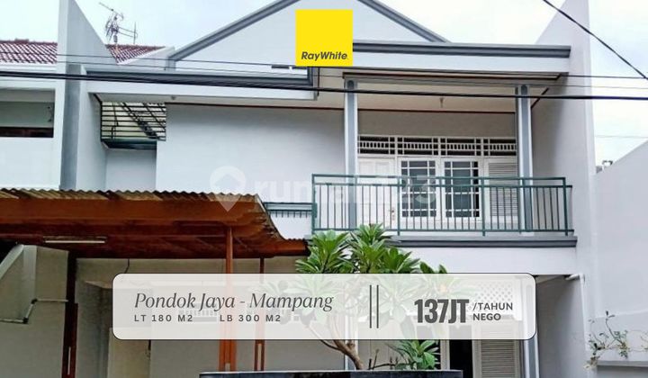 Disewa Rumah 2 Lantai di Pondok Jaya Mampang Jaksel