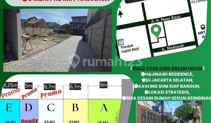 Tanah Kavling Siap Bangun di H. Nawi Radio Dalam Kebayoran Baru Tanah Kavling Siap Bangun di H. Nawi Radio Dalam Kebayoran Baru