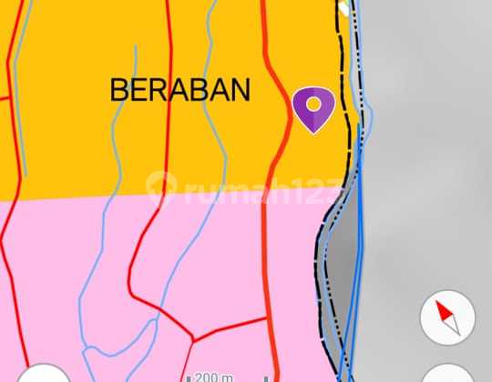 Nyanyi Beach Land Area 5 Acres Rp 500 Million/acre