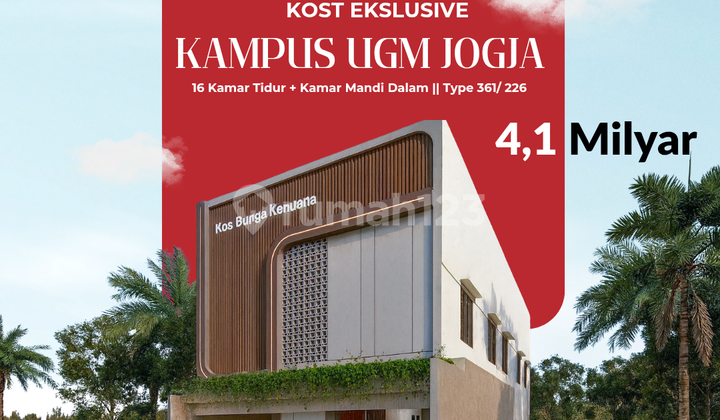 Dijual Kos di Jogja Dekat Kampus UGM, UNY. Potensi Sewa Tinggi Dijual Kos di Jogja Dekat Kampus UGM, UNY. Potensi Sewa Tinggi