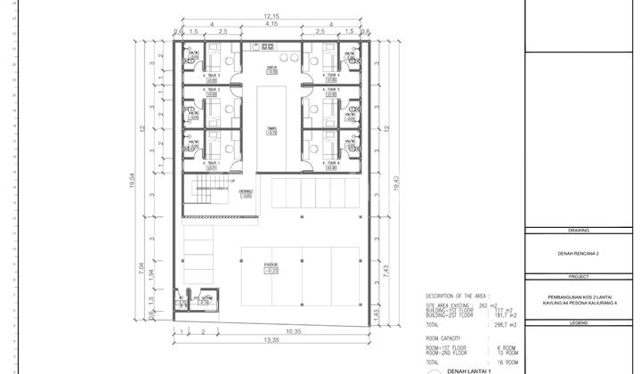 Belakang UII Kos Ekslusif 2 Lantai 16 Kamar