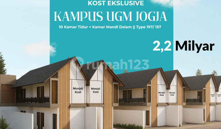 For Sale Jogja Boarding House: Near UGM, UNY, UTY Campuses. Toll Gate Access