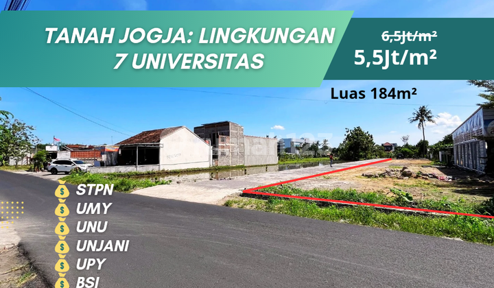 Tanah Barat Nol KM Jogja: Area Kost, Tarif Sewa Tinggi