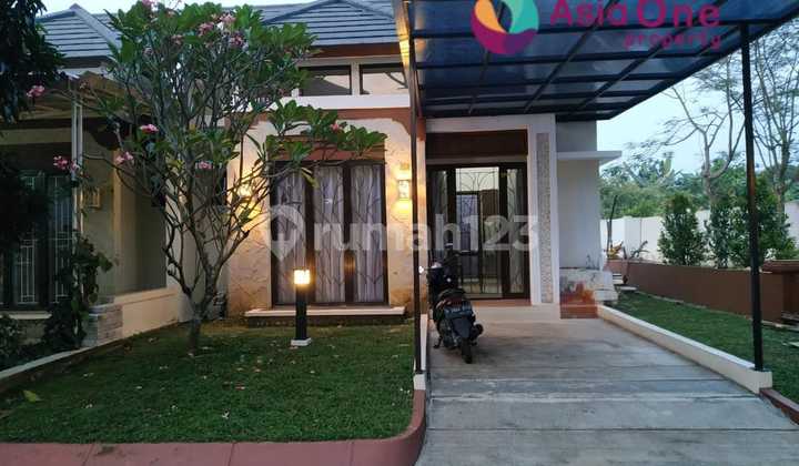 Di Jual Rumah Hoek Full Furnished Cluster Canggu di Bali Resort Serpong Gunung Sindur Bogor