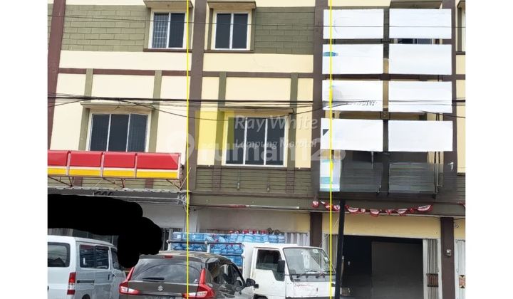 For Rent: 3-Story Shop House in Way Halim, Sukarame, Bandar Lampung, 80 Million Negotiable