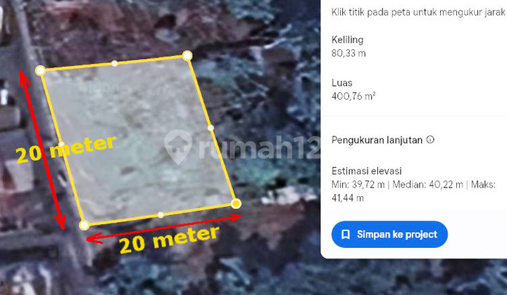 Tanah 400 M2 untuk Usaha Cuci Motor di Pondok Ranji Tanah 400 M2 untuk Usaha Cuci Motor di Pondok Ranji
