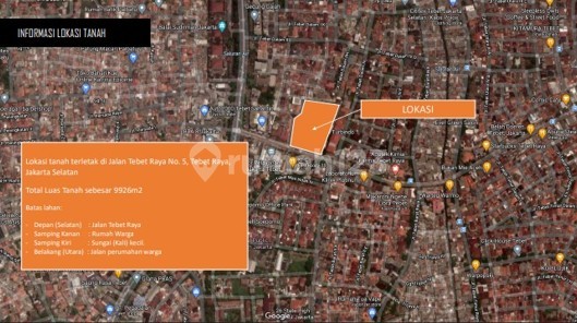 For Sale Harga NJOP Tanah di Jl. Tebet Raya (Seberang Kfc) For Sale Harga NJOP Tanah di Jl. Tebet Raya (Seberang Kfc)