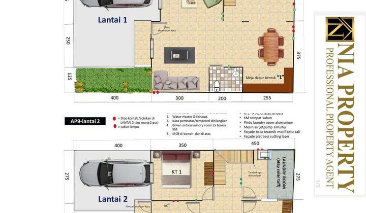 Dijual Rumah Baru di Town House Hunian Syariah di Jatibening, Pondok Gede, Bekasi 2