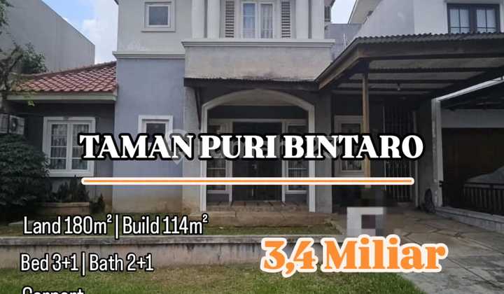 Bintaro, Jakarta Selatan Taman Puri Sektor 9 Bintaro, Jakarta Selatan Taman Puri Sektor 9