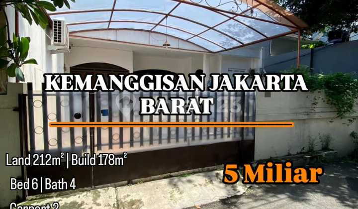 Kemanggisan, West Jakarta Ready-to-Live-in House