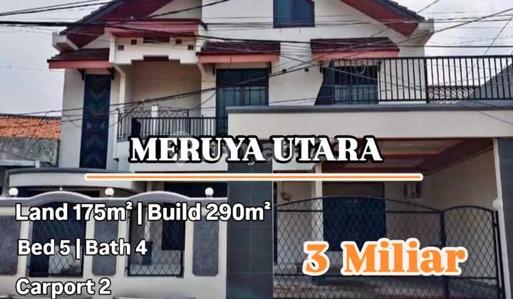 Meruya, Jakarta Barat Rumah Bagus 3 Lantai