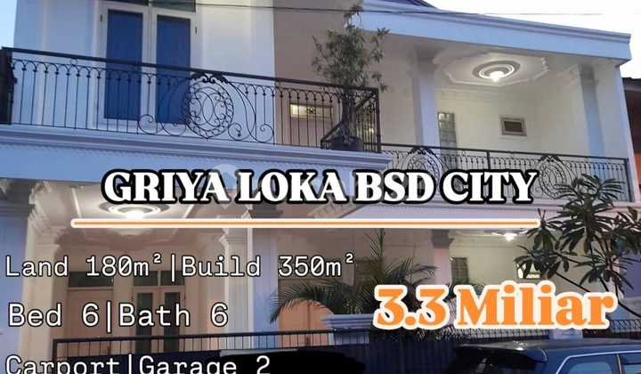 BSD Griya Loka, Tangerang Rumah Furnished 2