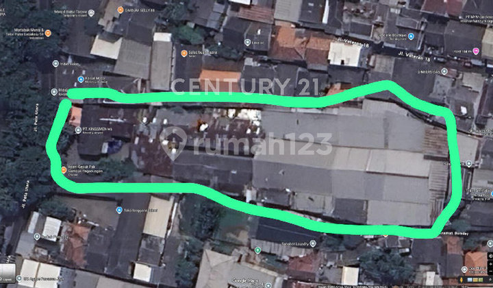 Dijual Tanah dan Bangunan Jalan Peta Utara Kalideres