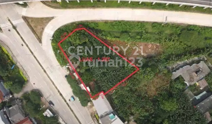 Tanah Pinggir Jalan Exit Tol Jalan Raya Brigif, Cinere, Depok.