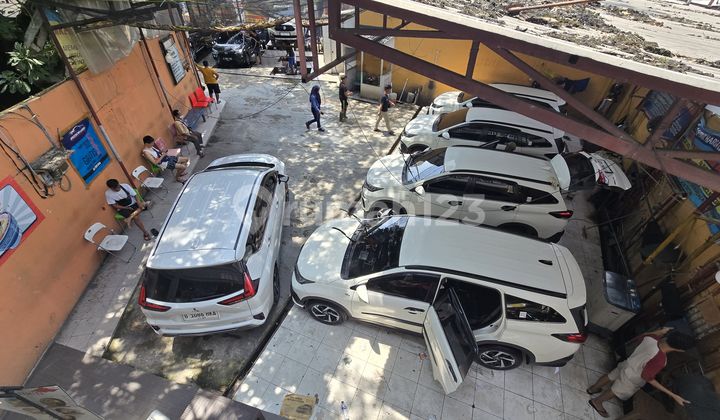 Tanah Ada Usaha Carwash Aktif Pinggir Jalan Raya Tubagus Angke.