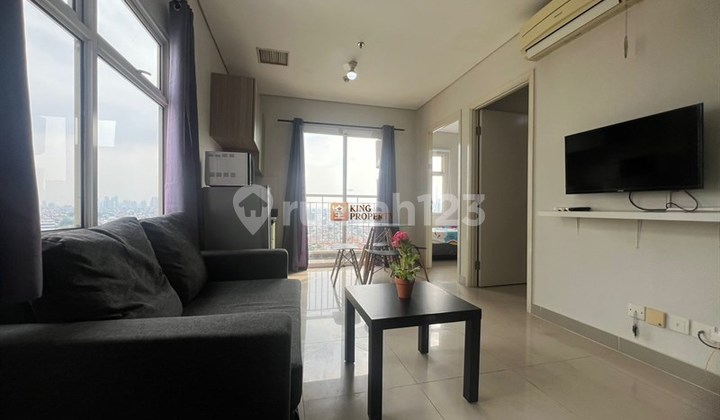 Starategis Dekat Akses Toll! Disewakan 2Br Siap Huni Apartemen Madison Park Selangkah ke Central Park Fasilitas Lengkap Pool Gym Dll