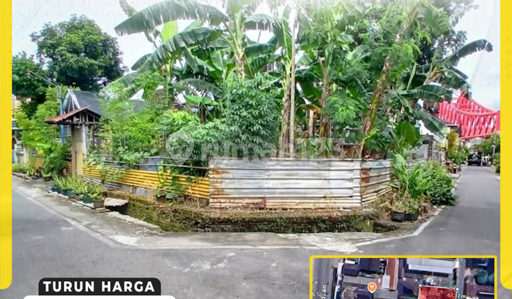 Tanah Pekarangan Hook Strategis Tengah Kota di Nusukan Solo