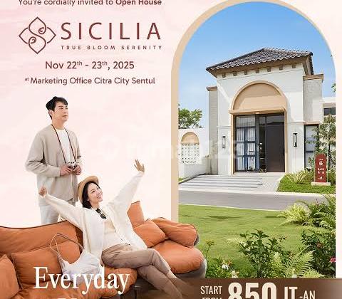 Dijual Rumah Sicilia Di Citra City Sentul View Pegunungan Bagus