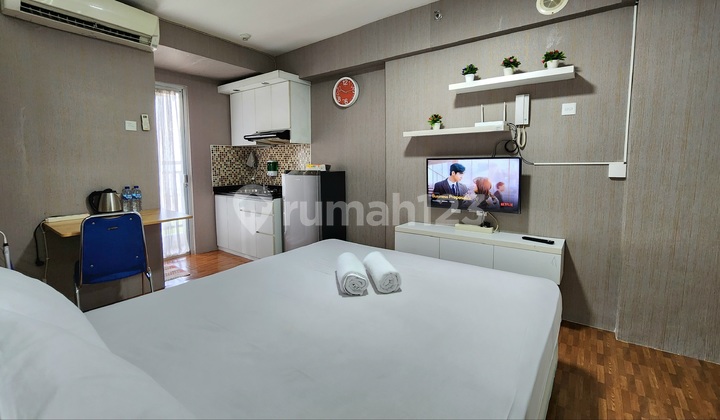 (Tersewa) Studio Tower Flamboyan full furnished view sunset Lt.28 1